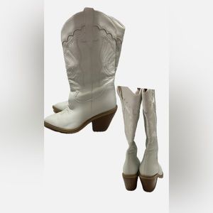 Brand New Cowboy Boots White